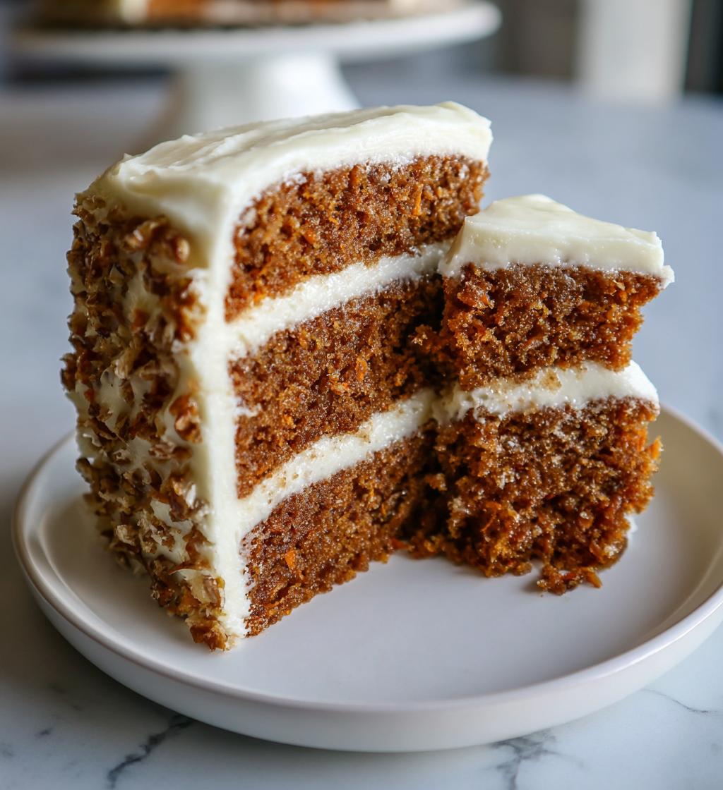 Karottenkuchen mit Frischkäse Frosting