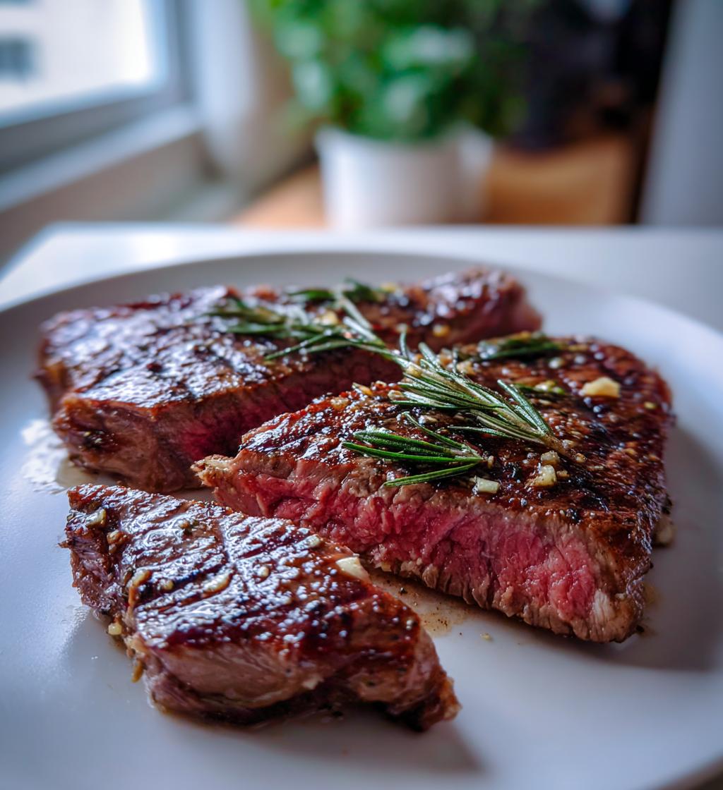 Saftiges Knoblauch Butter Steak: 20-Minuten Grill-Genuss