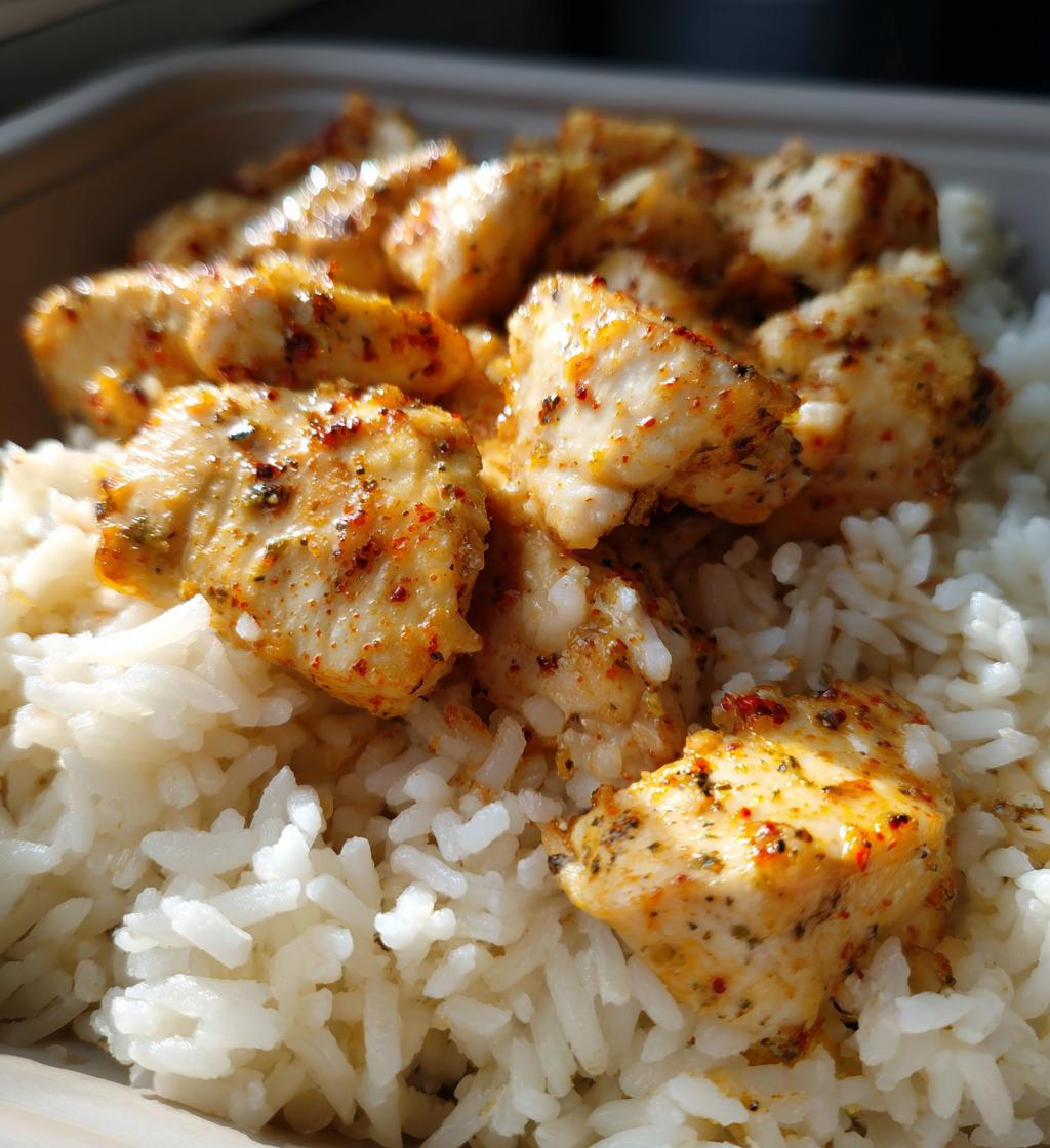 Meal Prep Hähnchen mit Reis