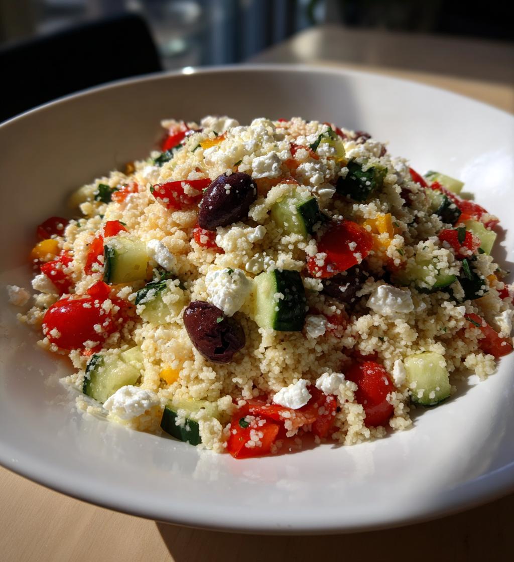 Mediterraner Couscous Salat