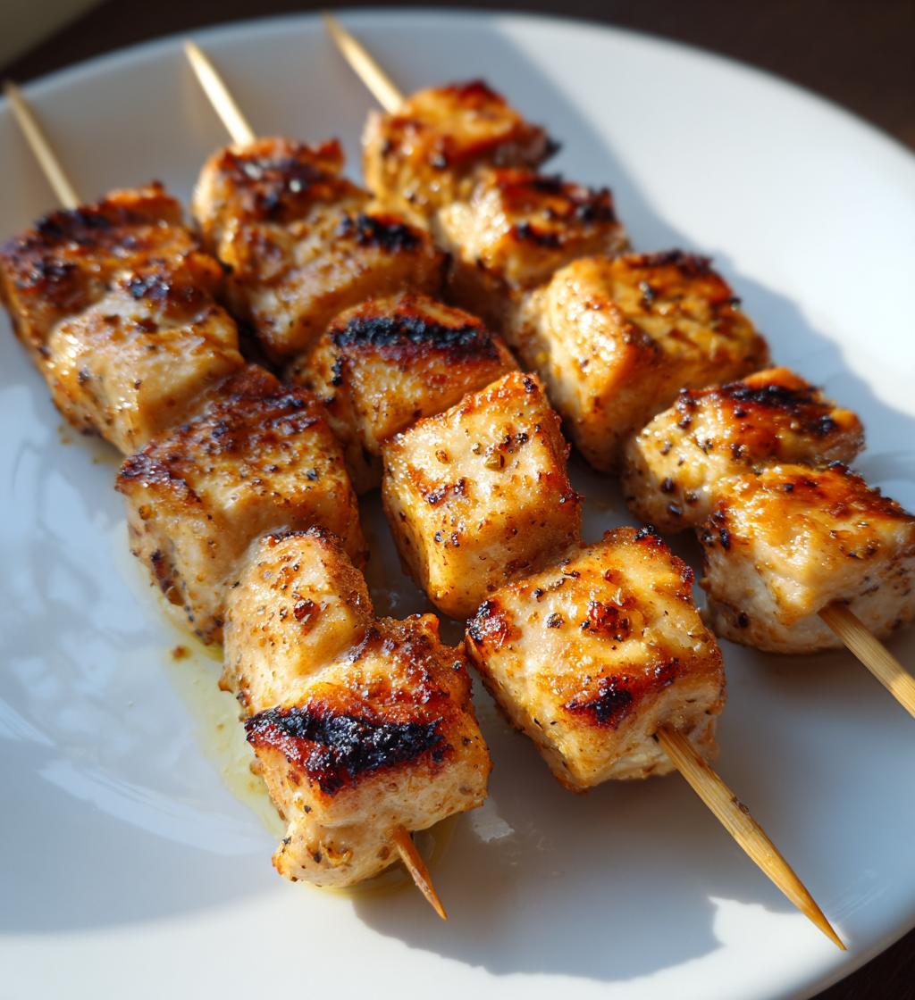 Mini Chicken Skewers