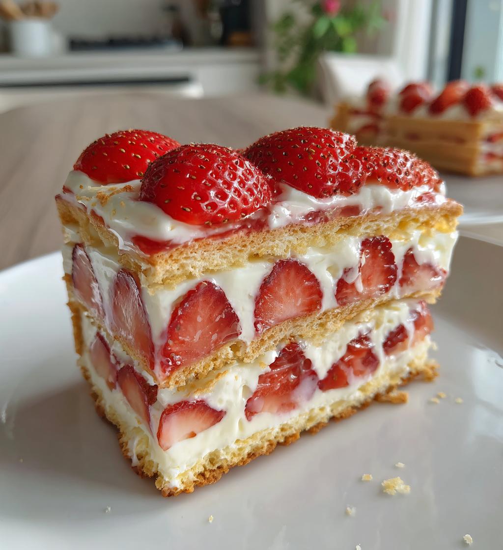 No Bake Erdbeertorte