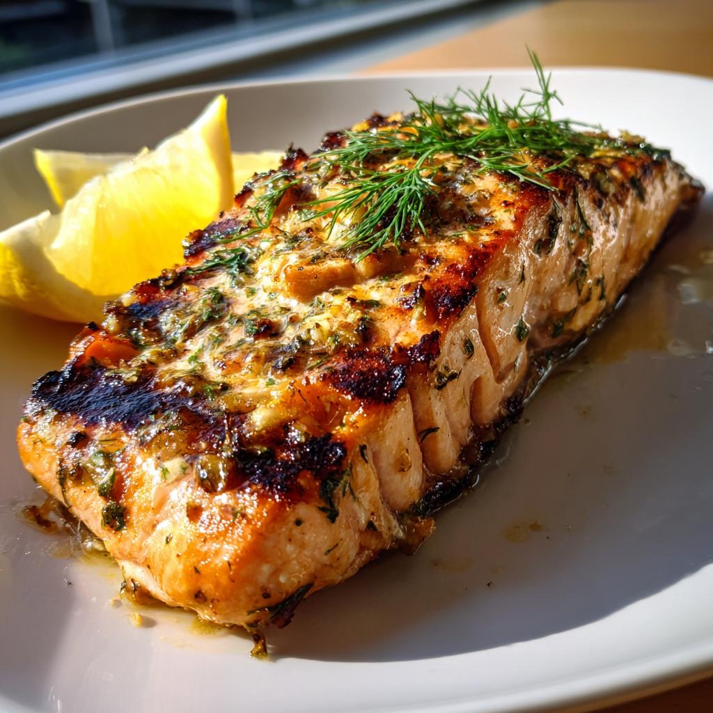 Zarter Zitronen Knoblauch Lachs vom Grill – Schnell & Gesund