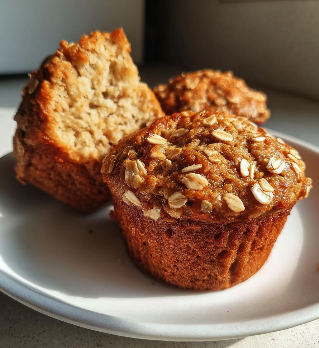 Bananen Haferflocken Muffins: 2 Zutaten für himmlische Snacks