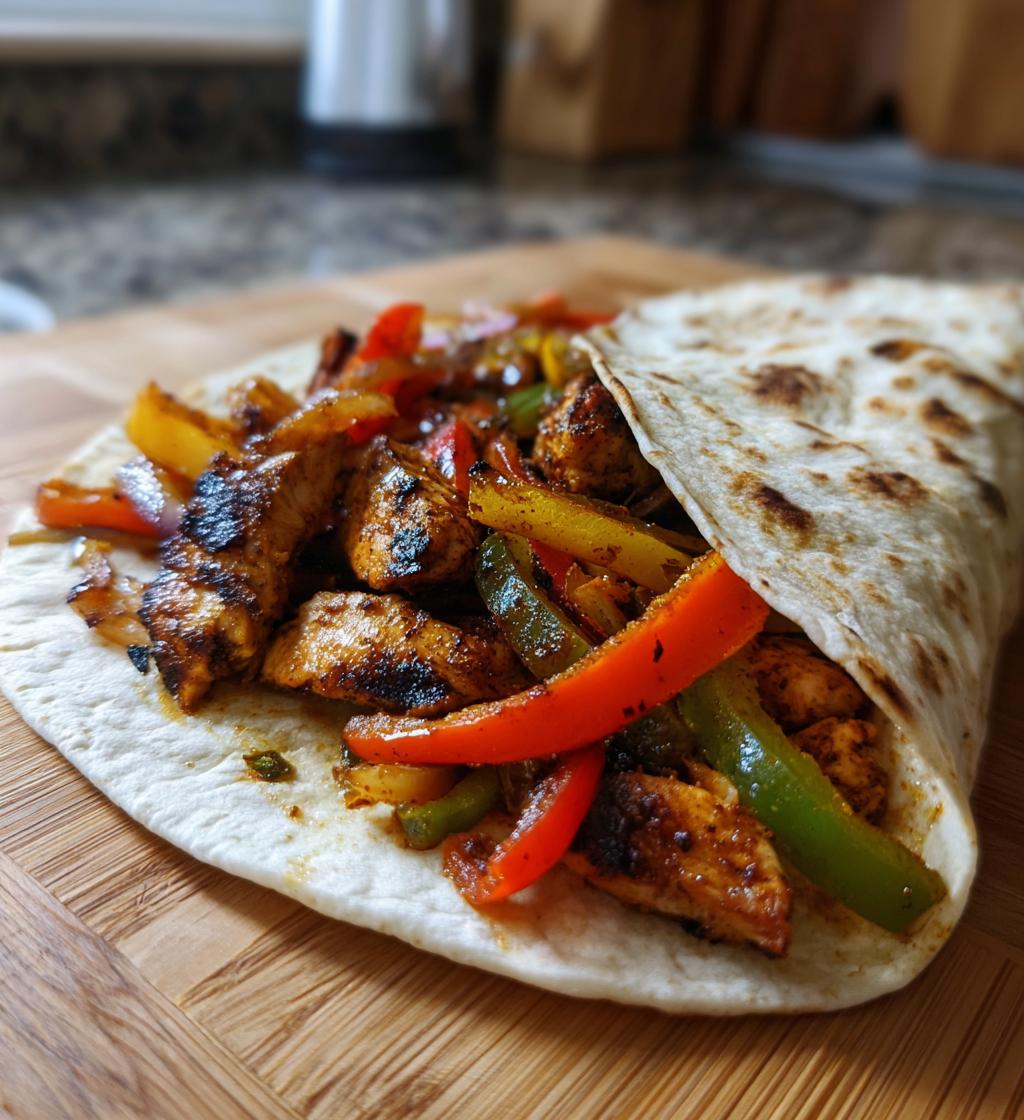 blech hähnchen fajitas