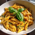 cremige vegetarische Pasta