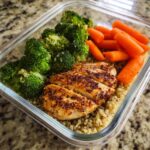 einfaches proteinreiches Meal Prep