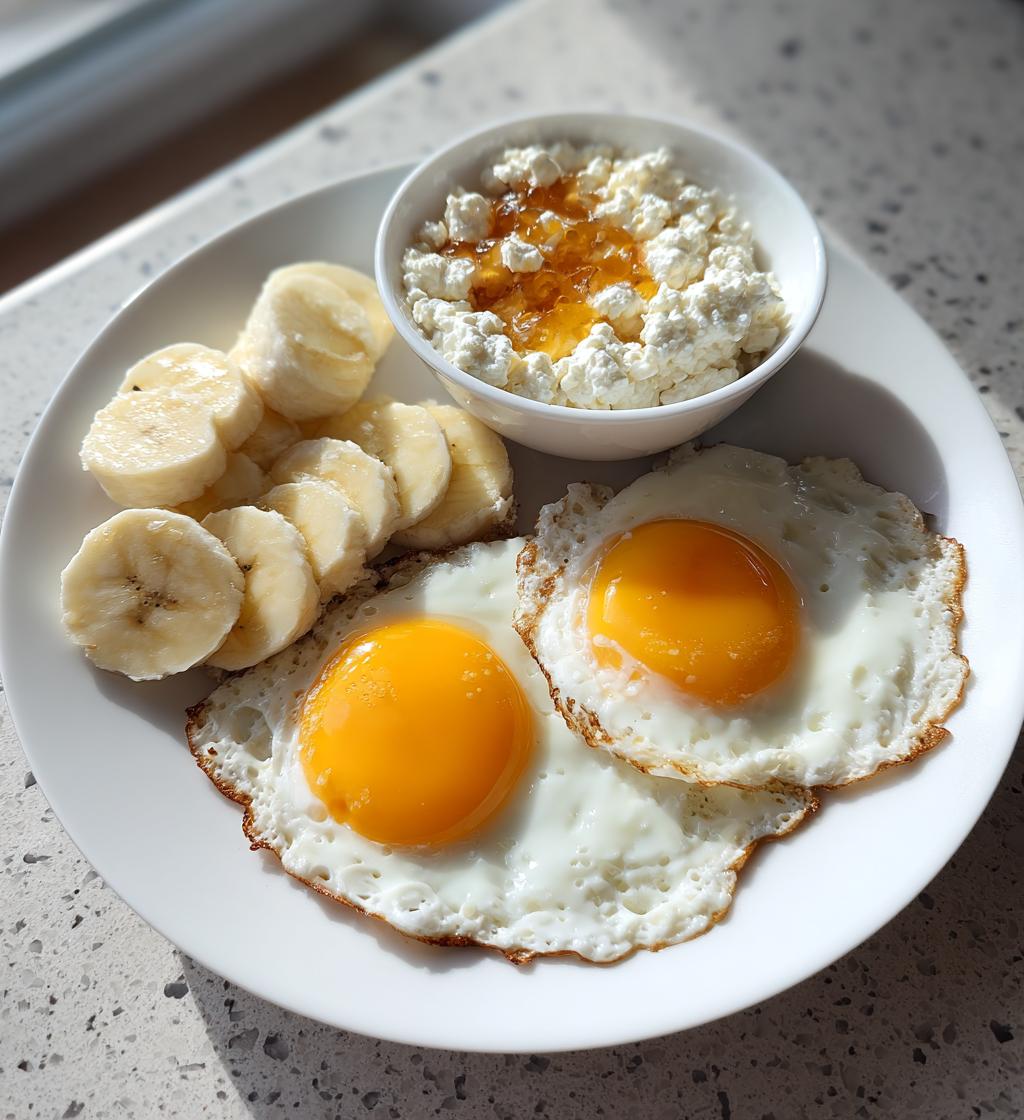 einfaches proteinreiches frühstück