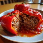 gefüllte paprika hackfleisch