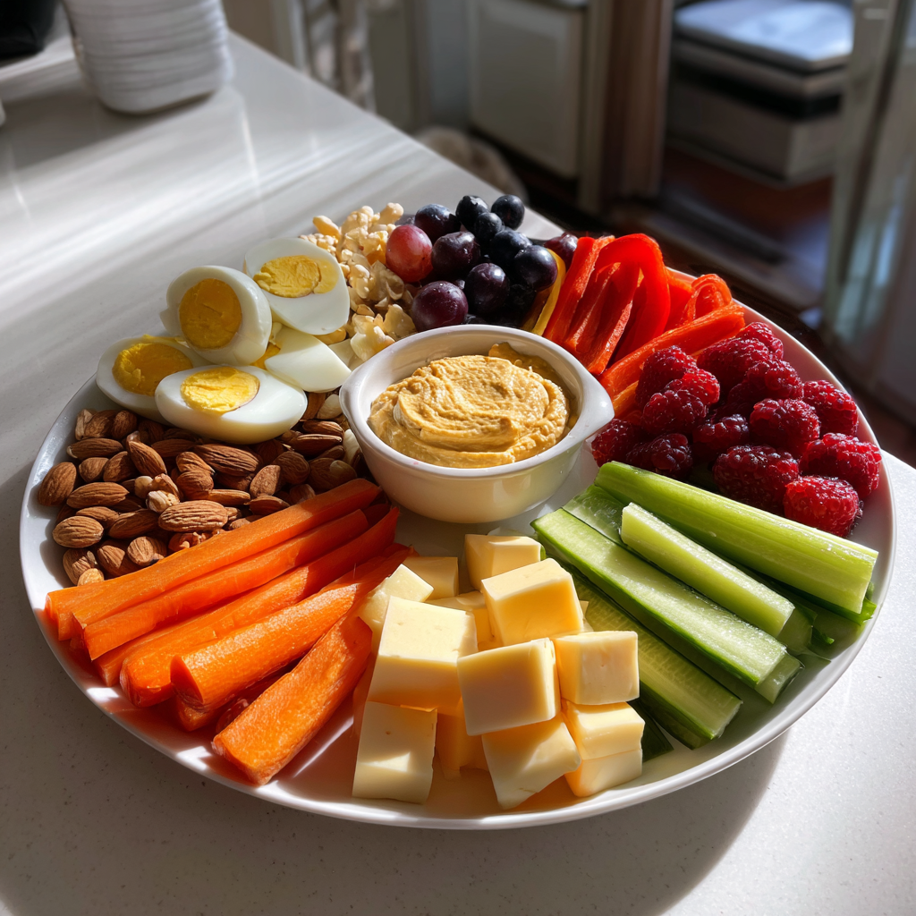 Gesunde Snack Platte: Geniale Meal Prep Idee