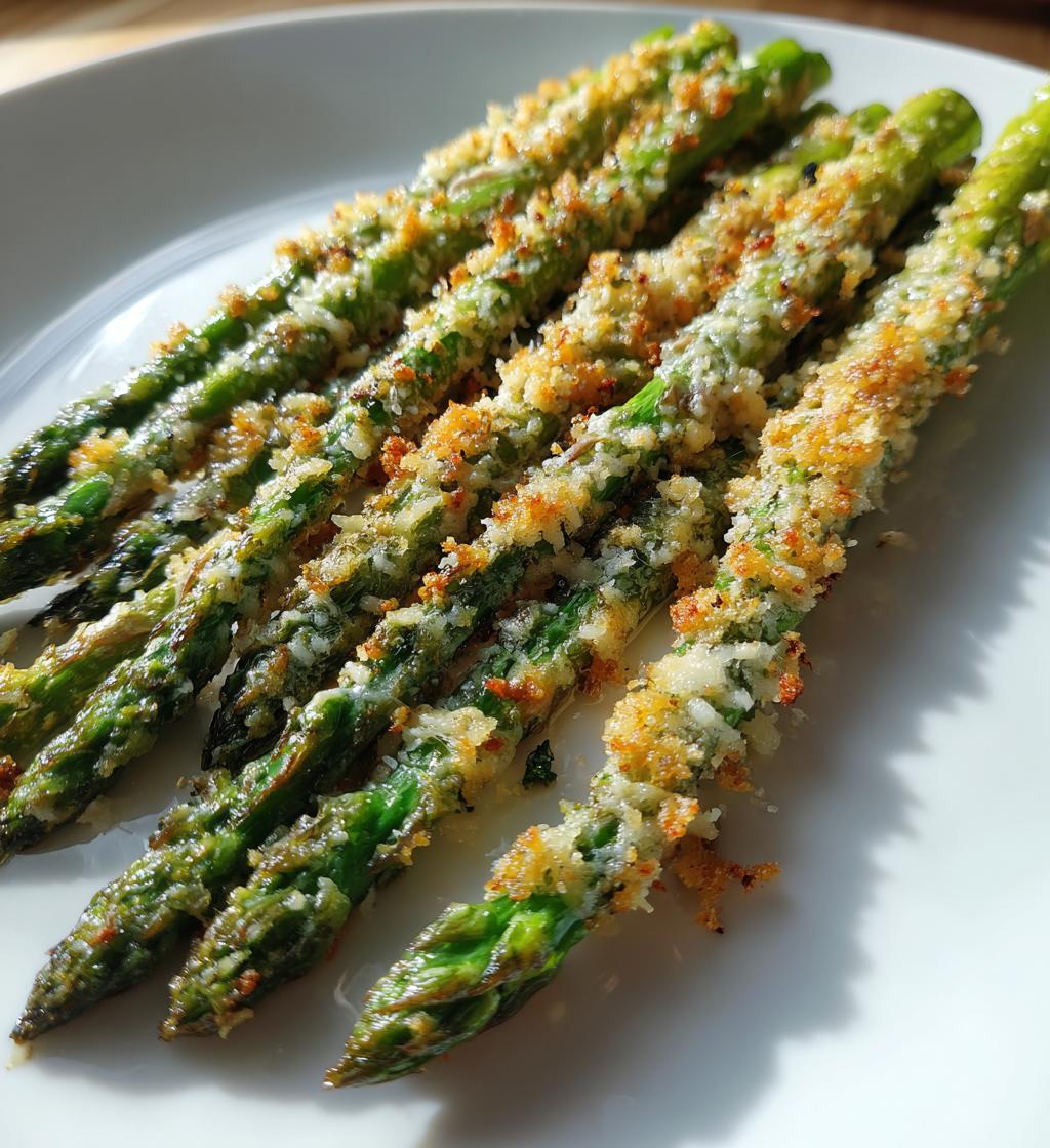 grüner spargel airfryer parmesan