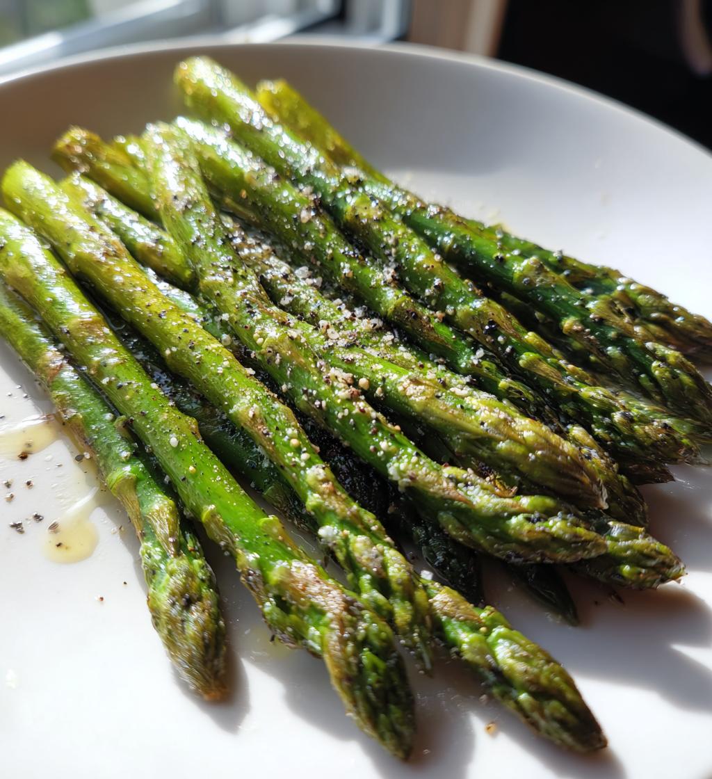 grüner spargel rezept airfryer