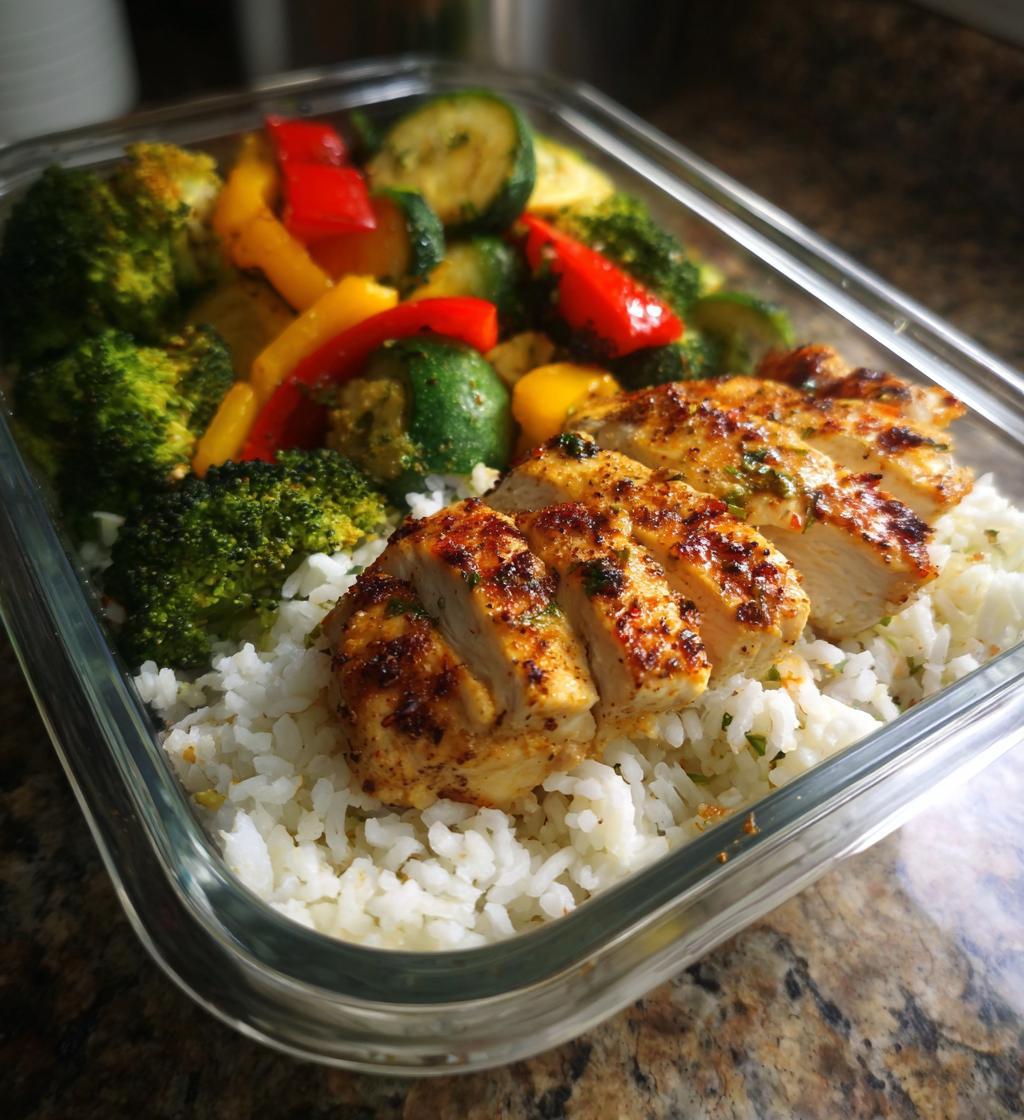 hähnchen meal prep