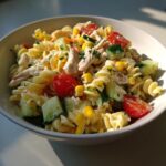 hähnchen nudelsalat