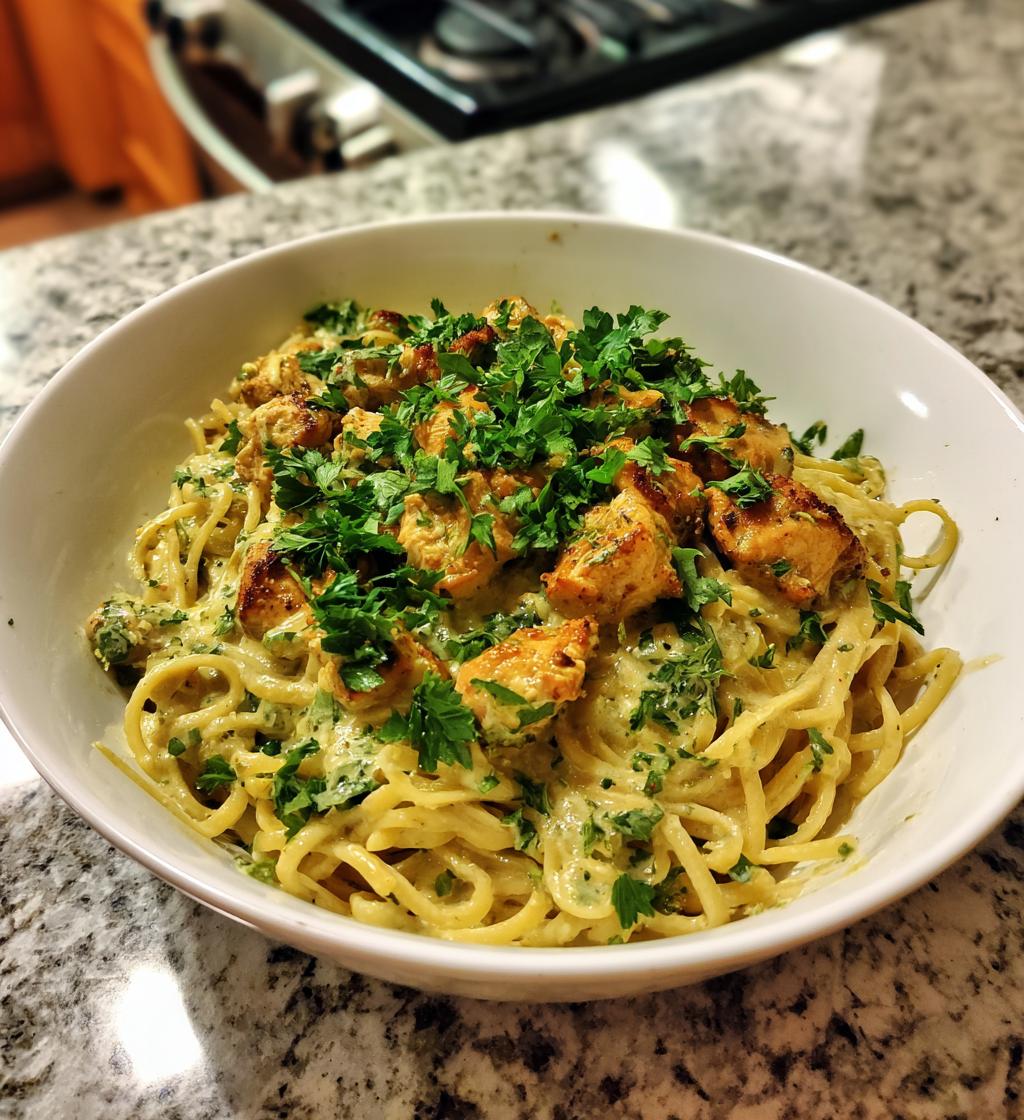 hähnchen und pasta