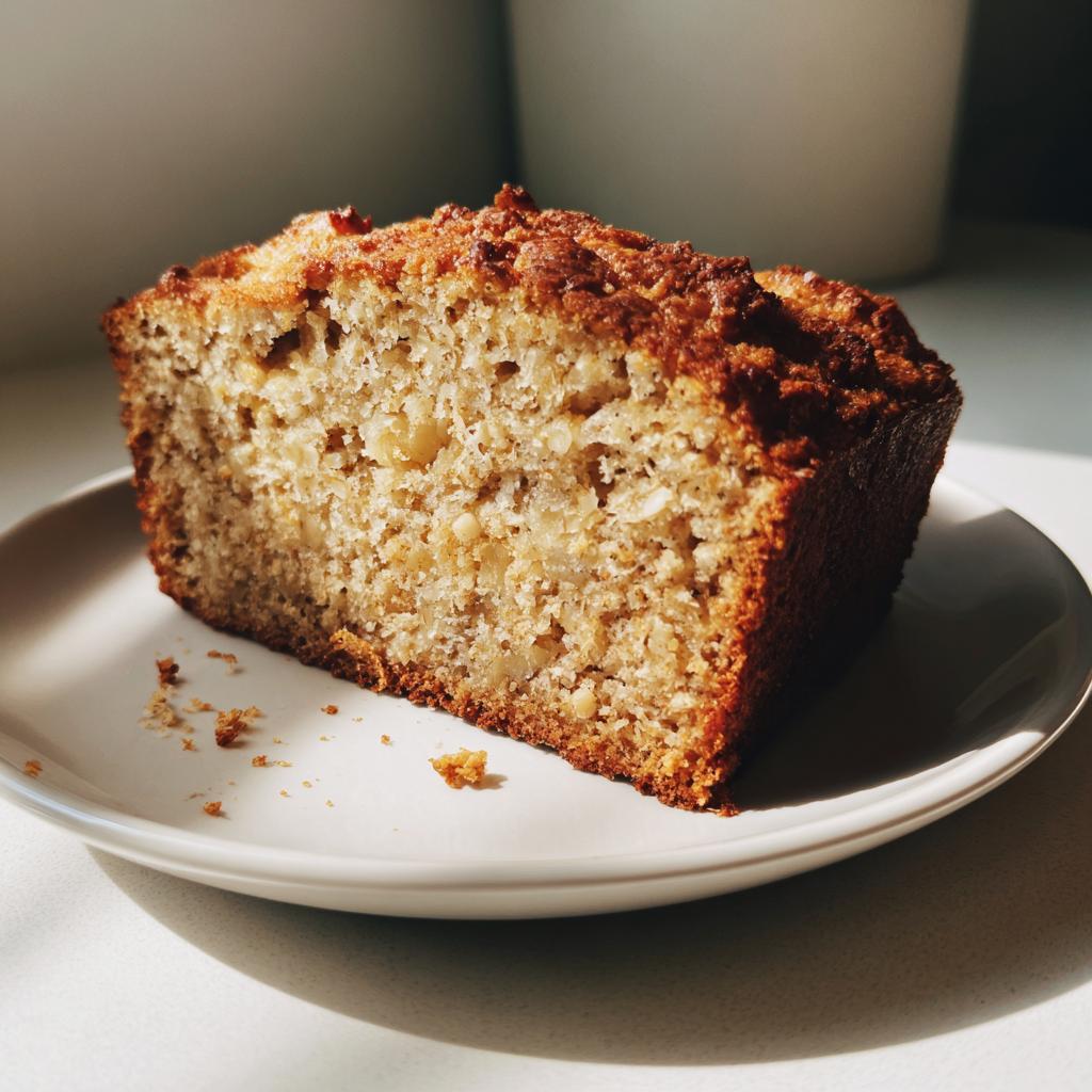 kuchen mit haferflocken und bananen
