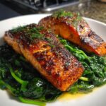 lachs mit spinat im airfryer
