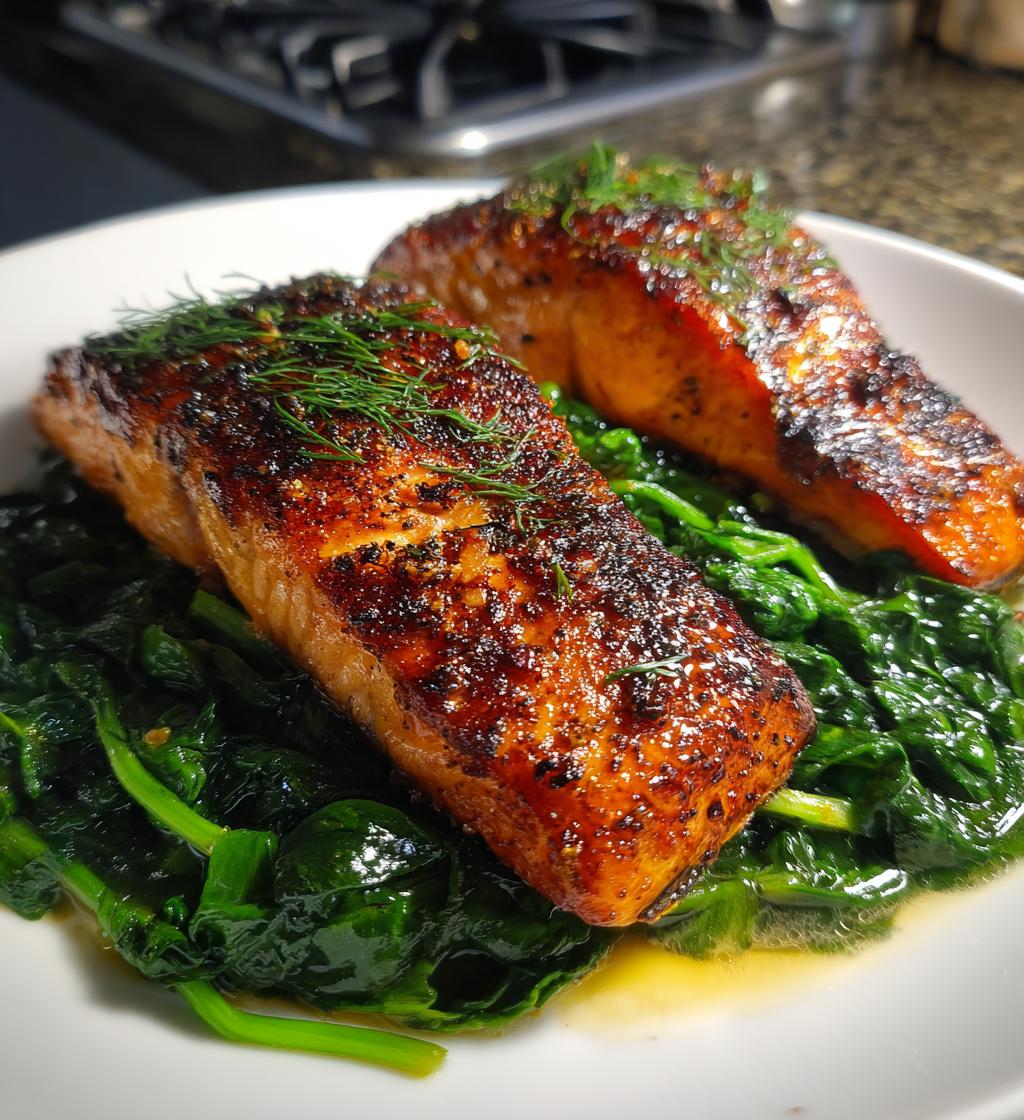lachs mit spinat im airfryer