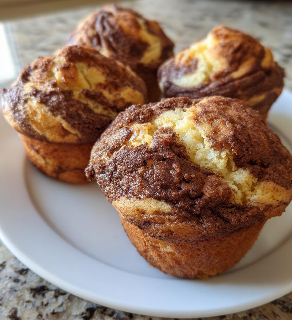 muffins rezept marmor