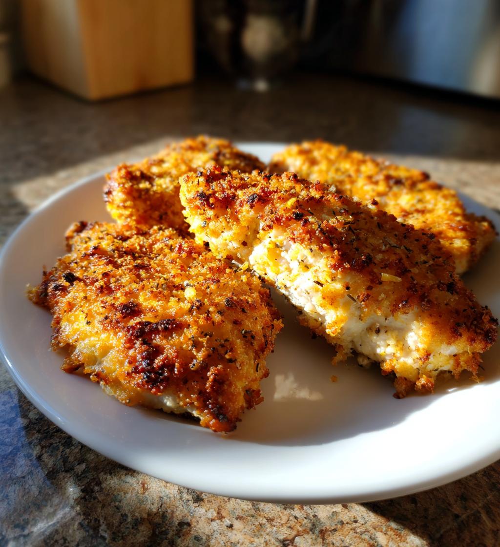 parmesan krusten hähnchen