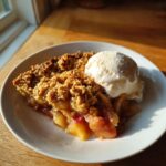 rhabarber crumble