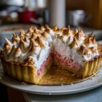 rhabarberkuchen mit baiserhaube