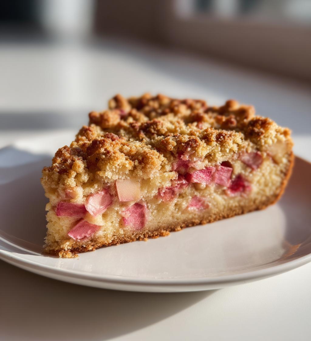 rhabarberkuchen mit streusel