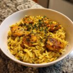 zitronen hähnchen orzo