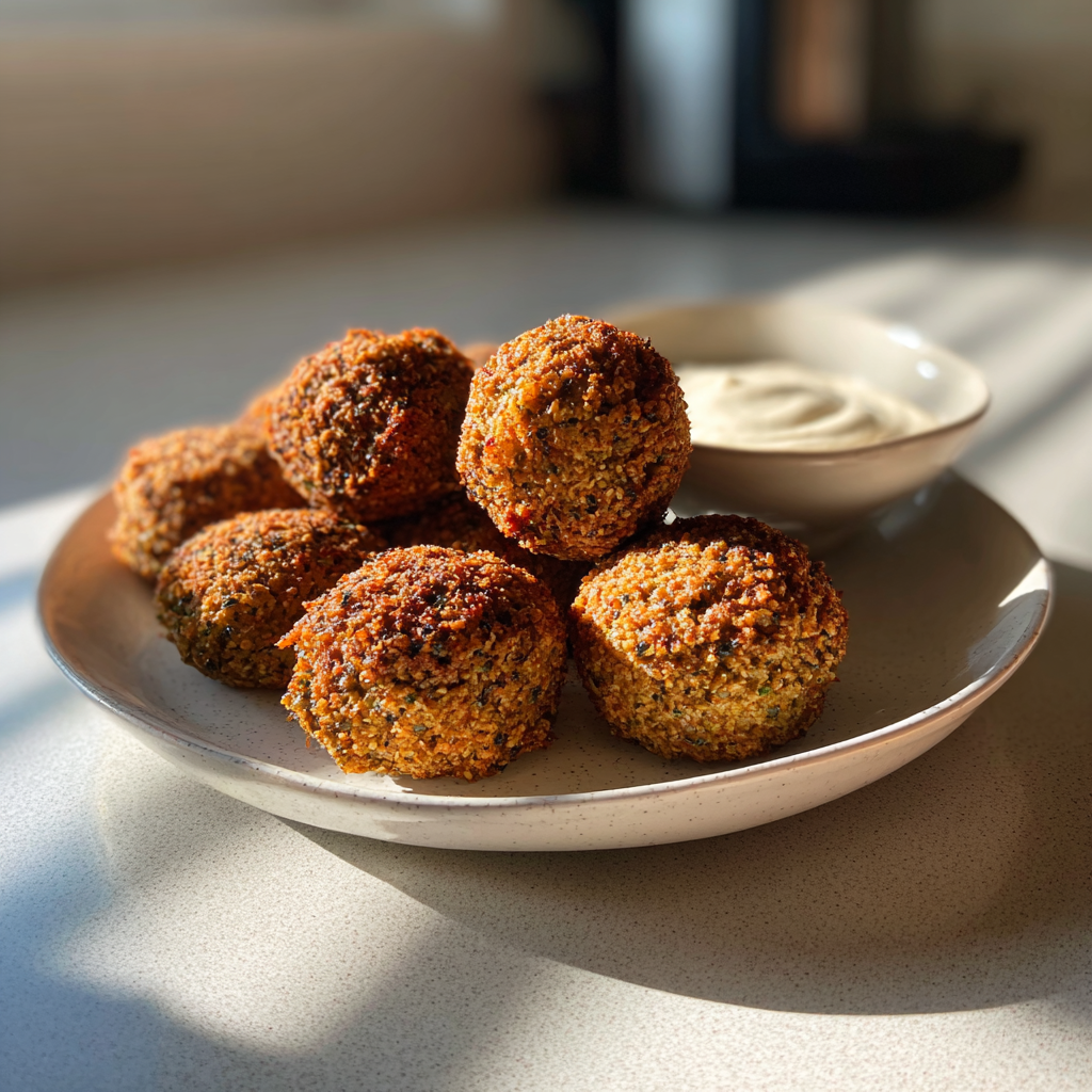 Knusprige Air-Fryer-Falafel: Genial in 20 Minuten