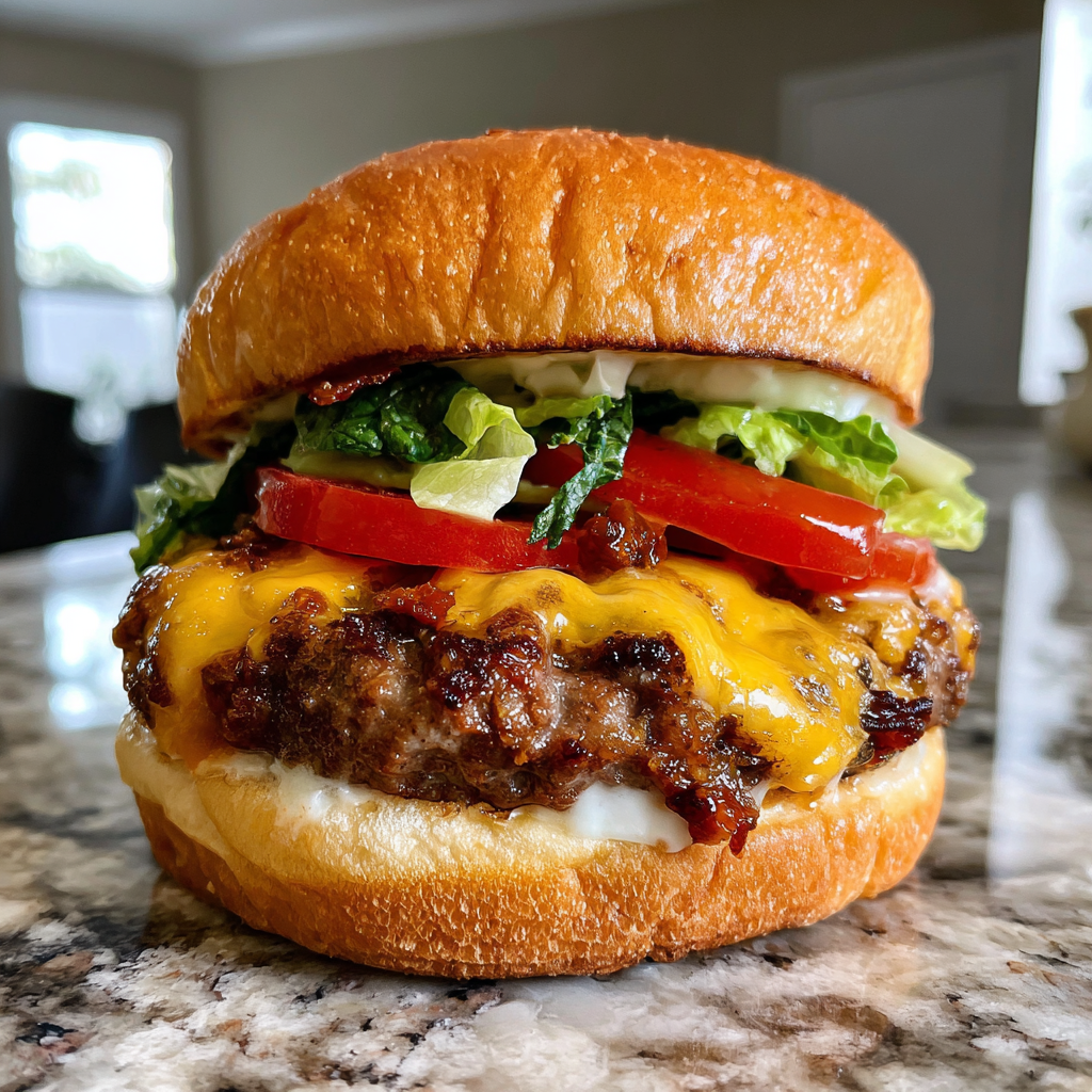 Luftfritteuse Cheeseburger: Genial Einfach in 15 Min