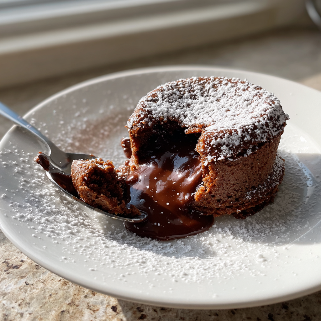 Luftfritteuse Lava Cake: 8 Minuten Glückseligkeit