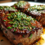 airfryer rezepte fleisch​: Saftige Rindersteaks mit Kräuterbutter