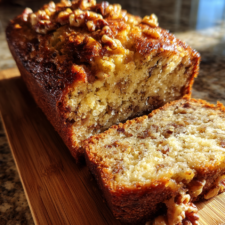bananenbrot rezept: saftiges Bananenbrot mit Walnüssen genießen