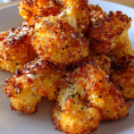 blumenkohl rezepte airfryer​: Knuspriger Blumenkohl mit Parmesan
