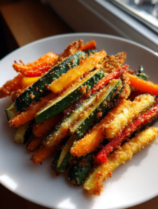 gesunde airfryer rezepte​: Knusprige Gemüse-Sticks perfekt zubereitet