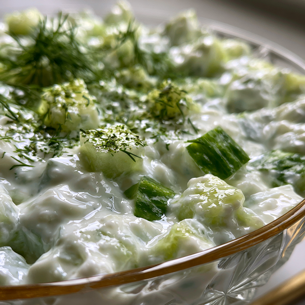 Gurken-Joghurt-Dip: 10 Minuten für einen erfrischenden Snack