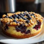 heidelbeerkuchen: saftiger Kuchen mit knusprigen Streuseln