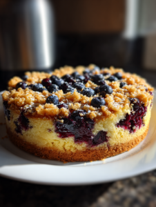 heidelbeerkuchen: saftiger Kuchen mit knusprigen Streuseln