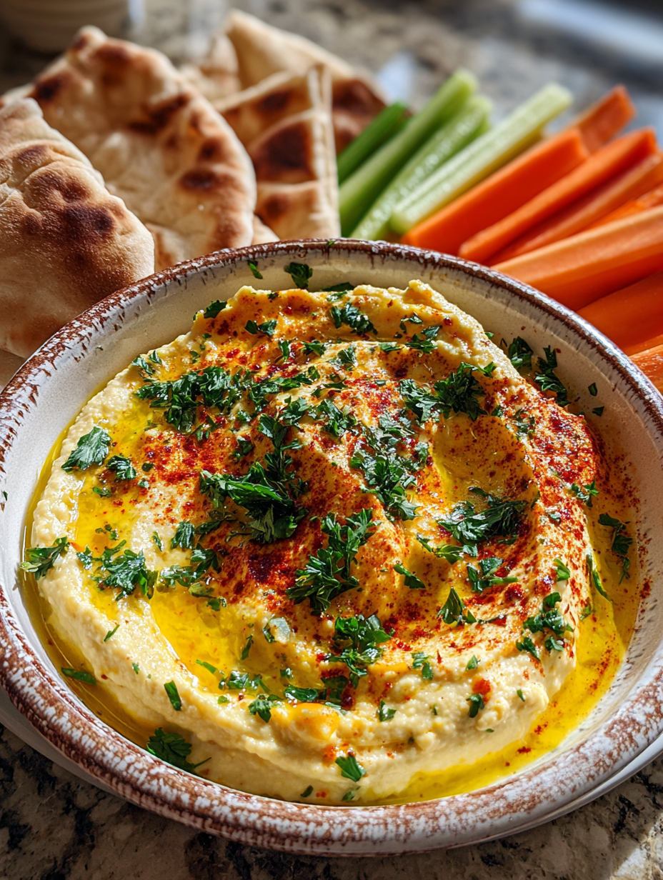 Delicious Hummus Rezept für den perfekten Snack zuhause