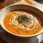 kürbissuppe rezept: cremig und würzig mit Ingwer und Kokosmilch