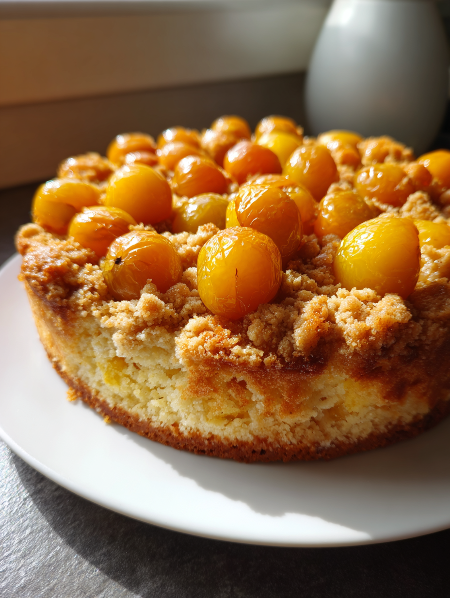 landlust rezepte mirabellen: Einfacher Mirabellenkuchen mit Streuseln