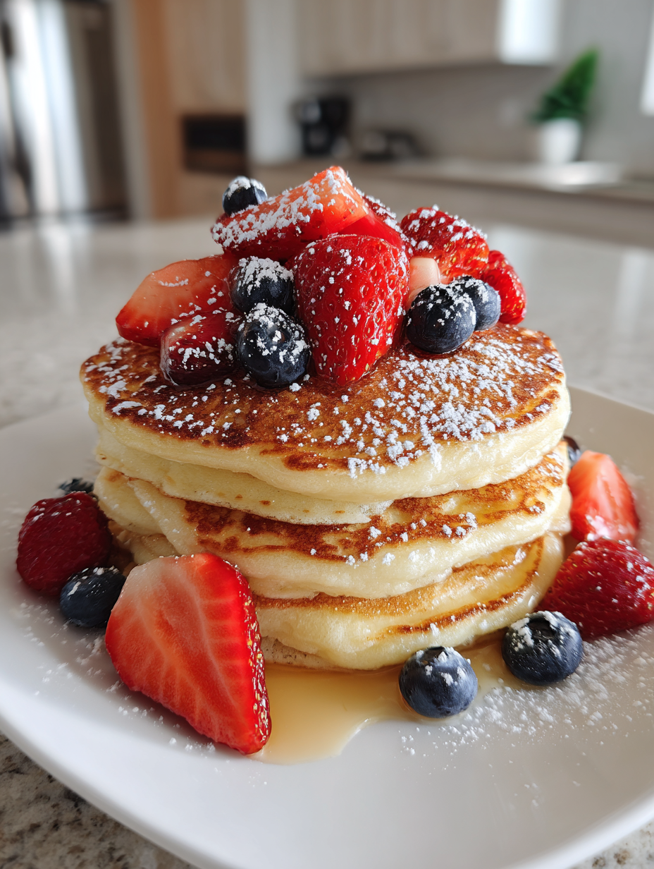 pancakes rezept: fluffige Buttermilch-Pfannkuchen für jeden Tag