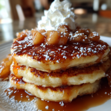 pfannkuchen rezept​: leckere Pfannkuchen mit hausgemachtem Apfelmus