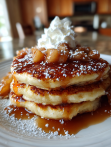 pfannkuchen rezept​: leckere Pfannkuchen mit hausgemachtem Apfelmus