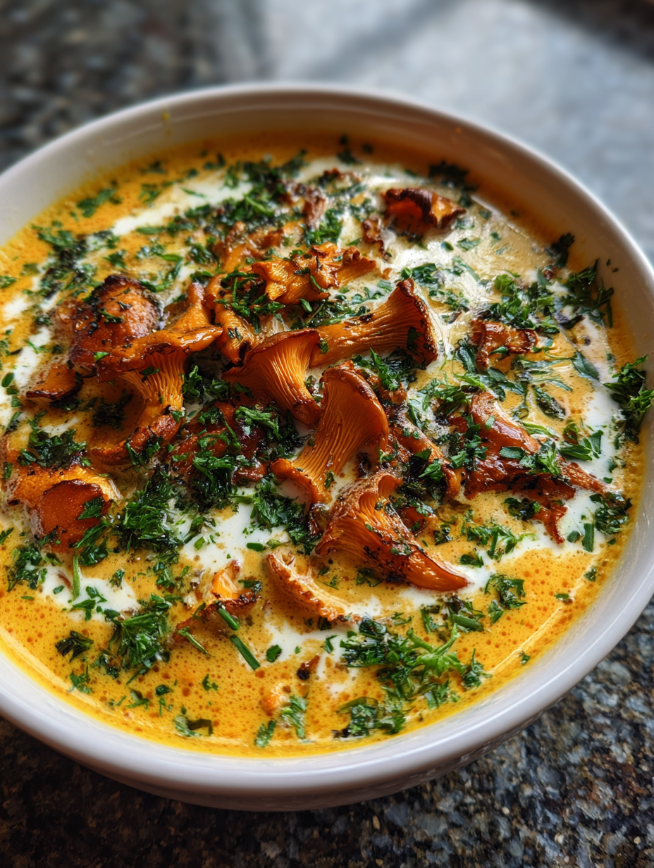 pfifferlinge: einfacher Salat mit Walnüssen und Ziegenkäse
