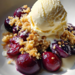 pflaumen crumble: ein köstlicher Auflauf mit Streuseln