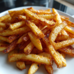 rezepte airfryer: Krosse Luftfritteuse Pommes Frites perfekt zubereitet