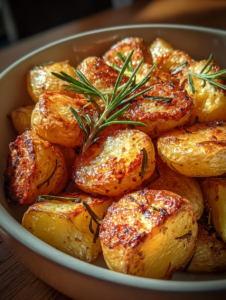 rezepte für airfryer: Krosse Kartoffeln mit Rosmarin für Genuss