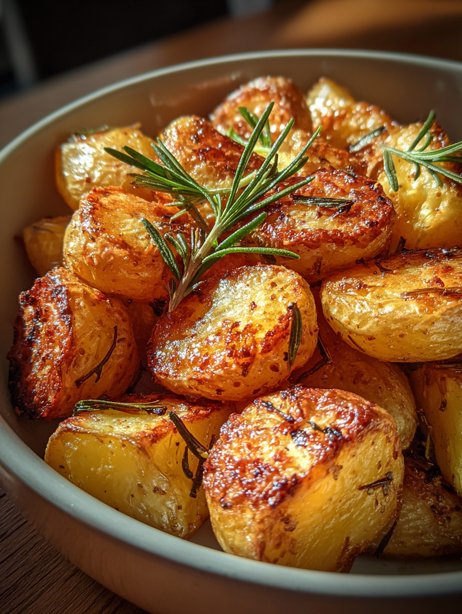 rezepte für airfryer: Krosse Kartoffeln mit Rosmarin für Genuss