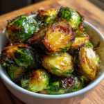 rosenkohl airfryer rezept​: köstliche karamellisierte Rosenkohlhäppchen
